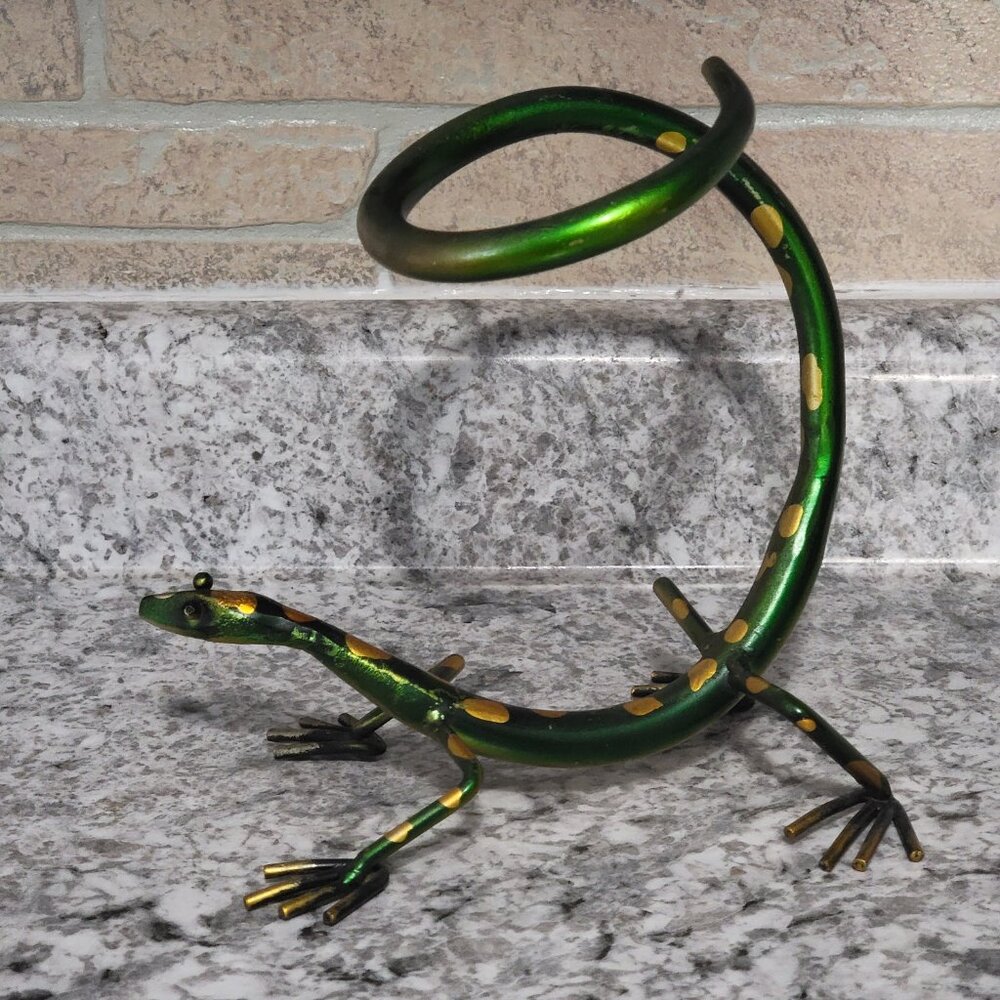 Vintage Lizard Wine Bottle Stand - Picture 3 of 5